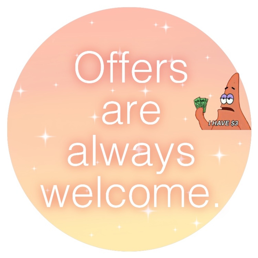 Offers are welcome.